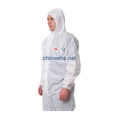 3M 4545白色帶帽連體防護(hù)服(Type5&6類防護(hù))原4650A